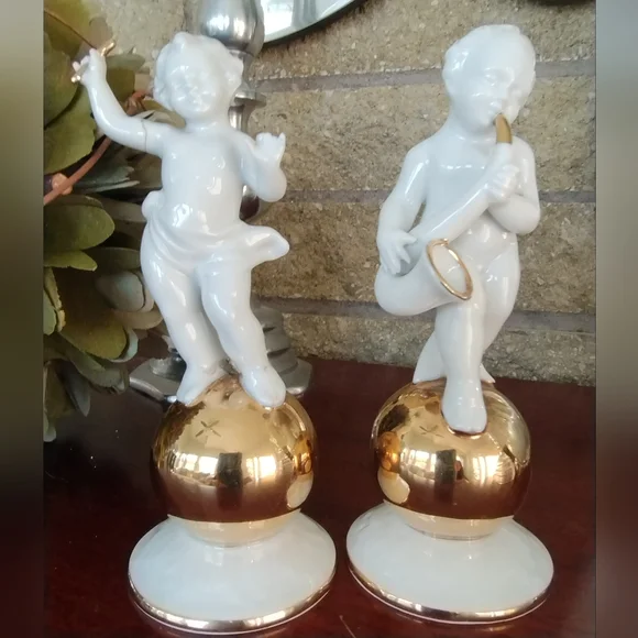 Rare, Vintage, Angel Cherubs Set by Gerold and Co. Tettau Bavaria